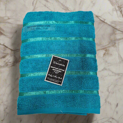 Satin Stripe Egyptian Cotton Bath Sheet
