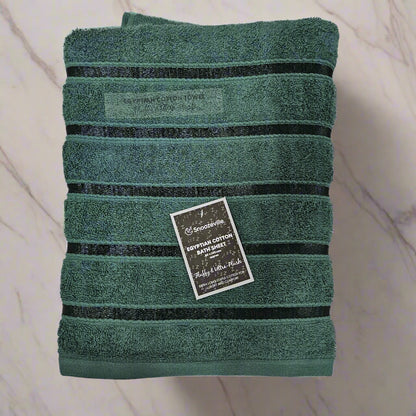 Satin Stripe Egyptian Cotton Bath Sheet