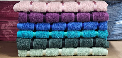 Satin Stripe Egyptian Cotton Bath Sheet