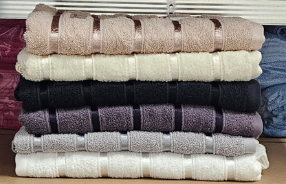 Satin Stripe Egyptian Cotton Bath Sheet