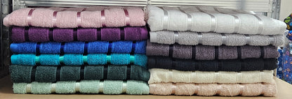 Satin Stripe Egyptian Cotton Bath Sheet