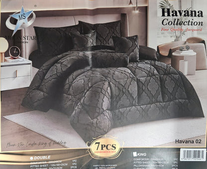 7pc Comforter Bedding Set
