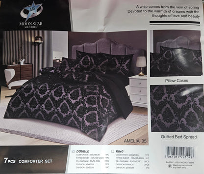 7pc Comforter Bedding Set