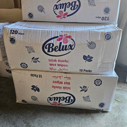 Belux Scented Wet Wipes - 120pack