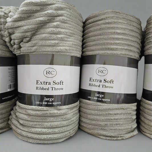 RC Extra Soft Ribbed Throw 150*200cm
