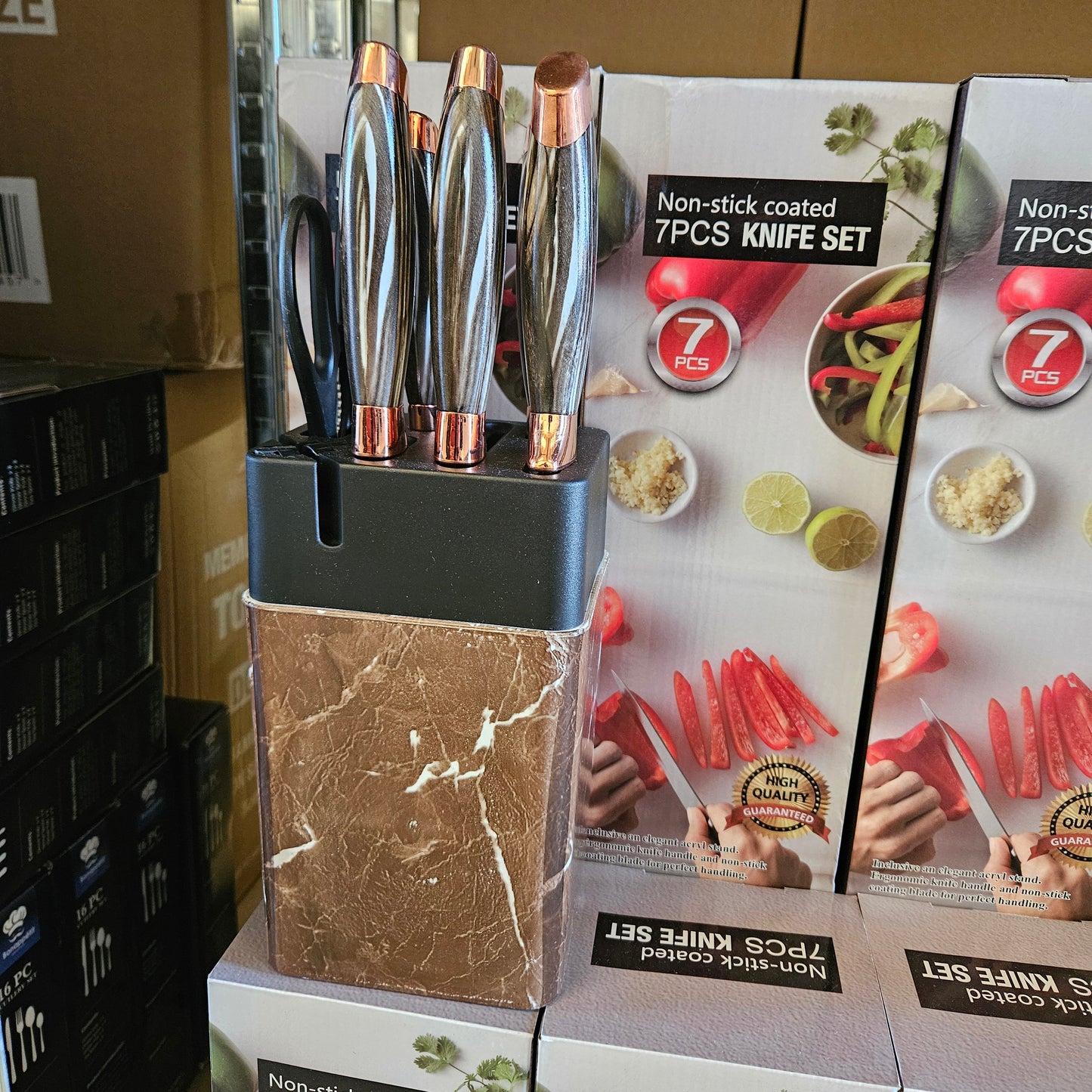 7PC Cooking Set with Stand