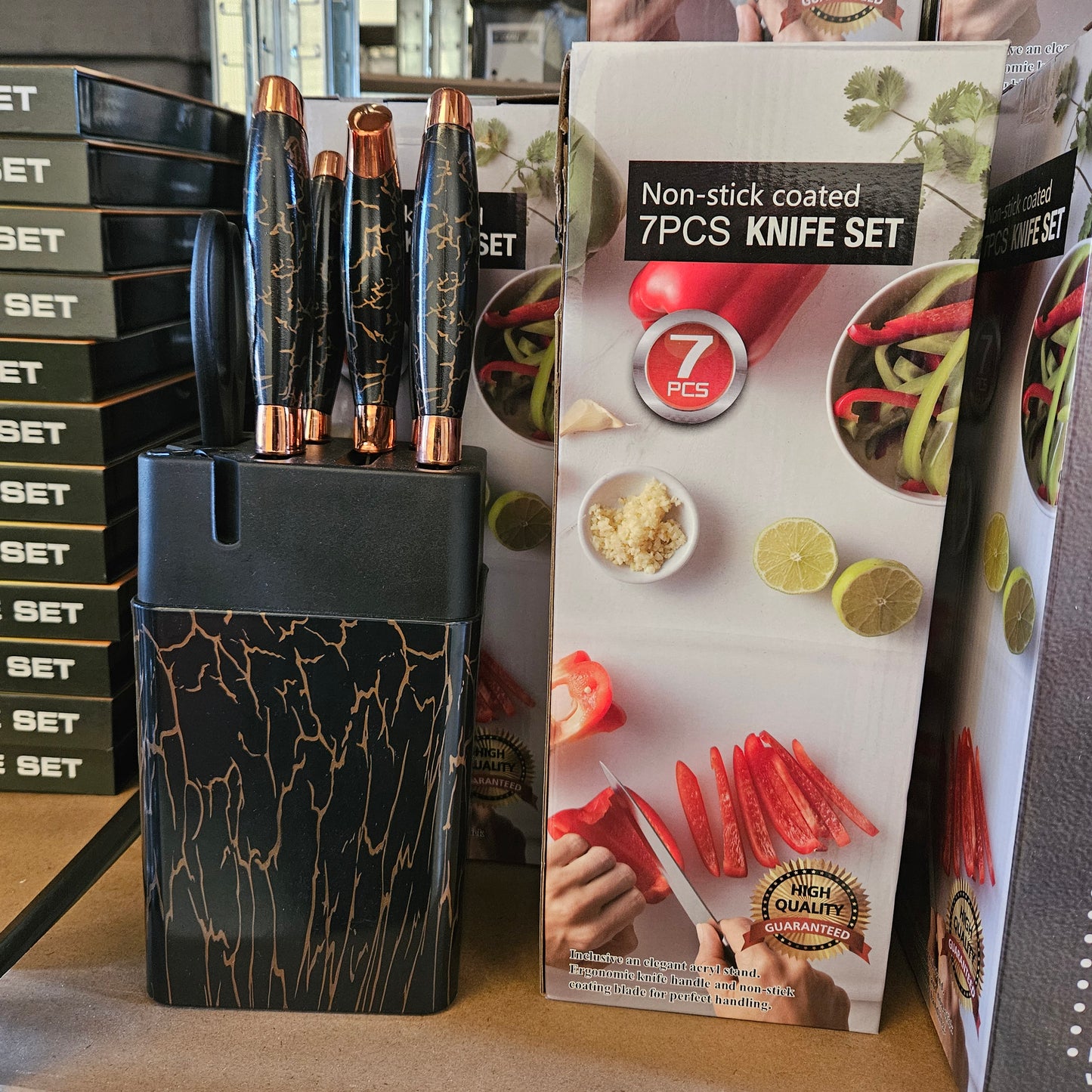 7PC Cooking Set with Stand