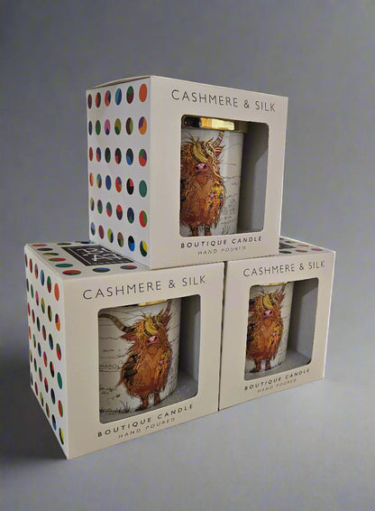 Highland Cow Hand Poured Boutique Candle
