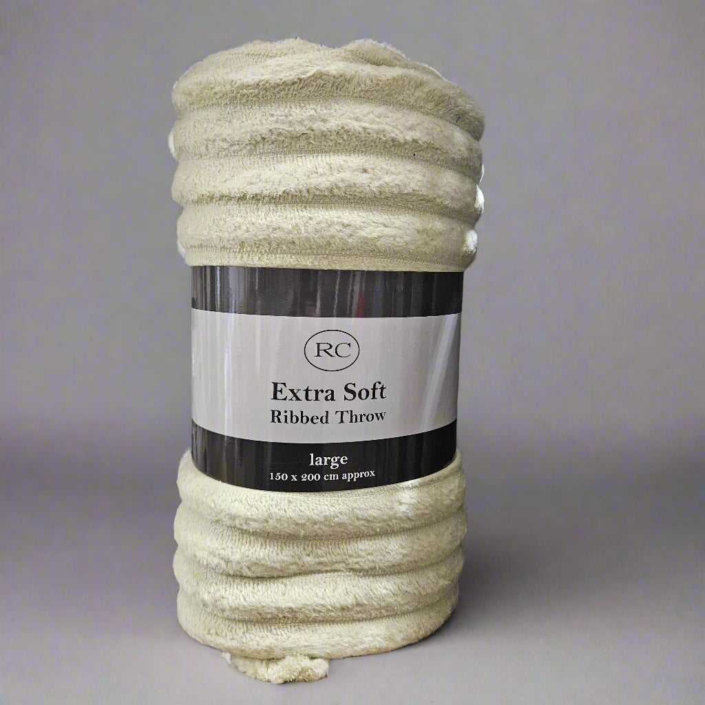 RC Extra Soft Ribbed Throw 150*200cm