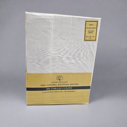 Cotton Extra Deep Fitted Sheet