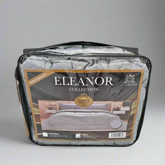 Eleanor Collection 3 Piece Comforter Set - Double & King