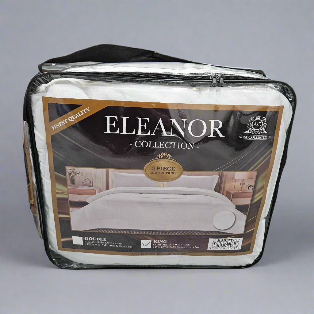 Eleanor Collection 3 Piece Comforter Set - Double & King