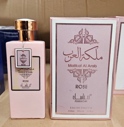 Malikat Al Arab - Rose 100ml Eau De Parfum