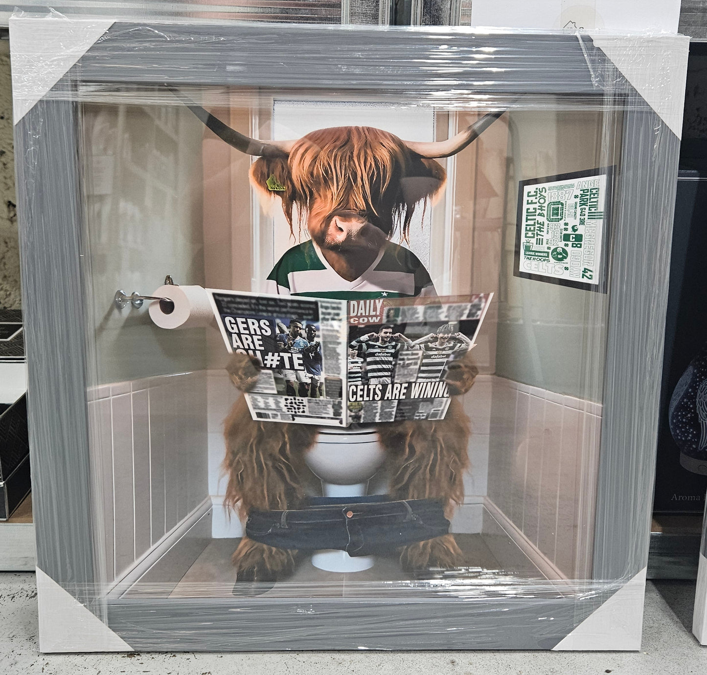 Old Firm - Rangers FC and Celtic FC Prints 47 x47 cm