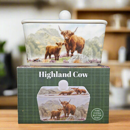 Highland Cow Fine China Kitchen Set