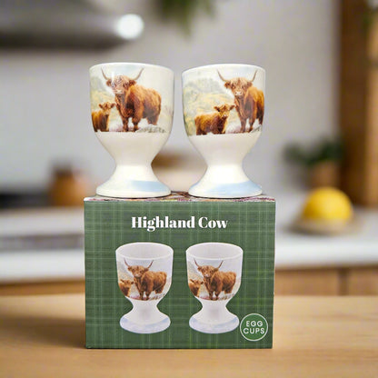 Highland Cow Fine China Kitchen Set