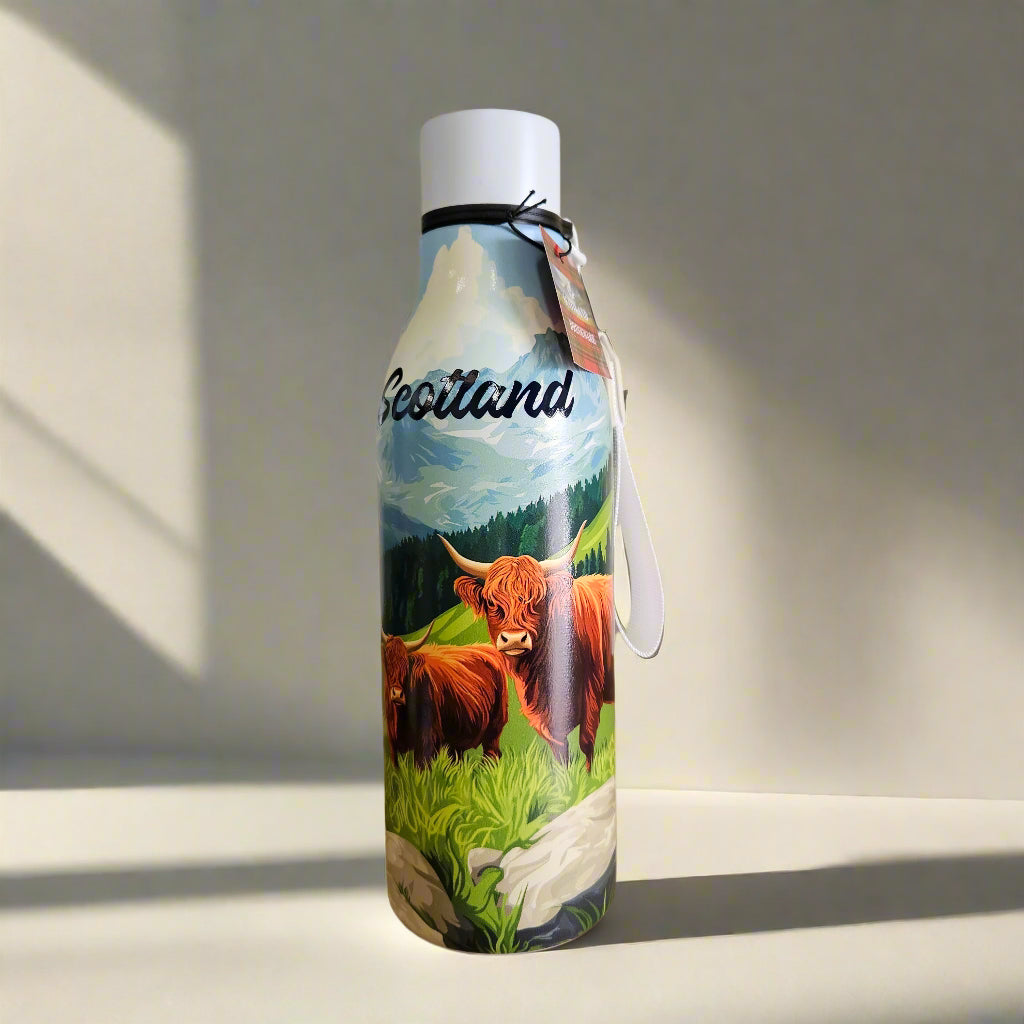 Stainless Steel "Scotland" Drinks Bottles