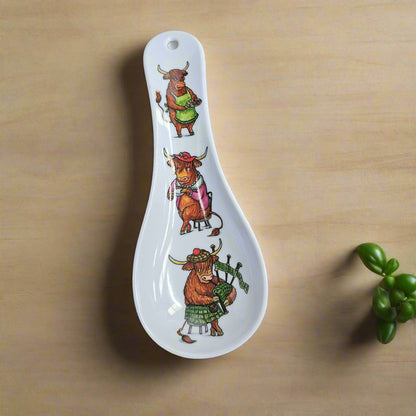 Highland Cow Fine China Kitchen Set