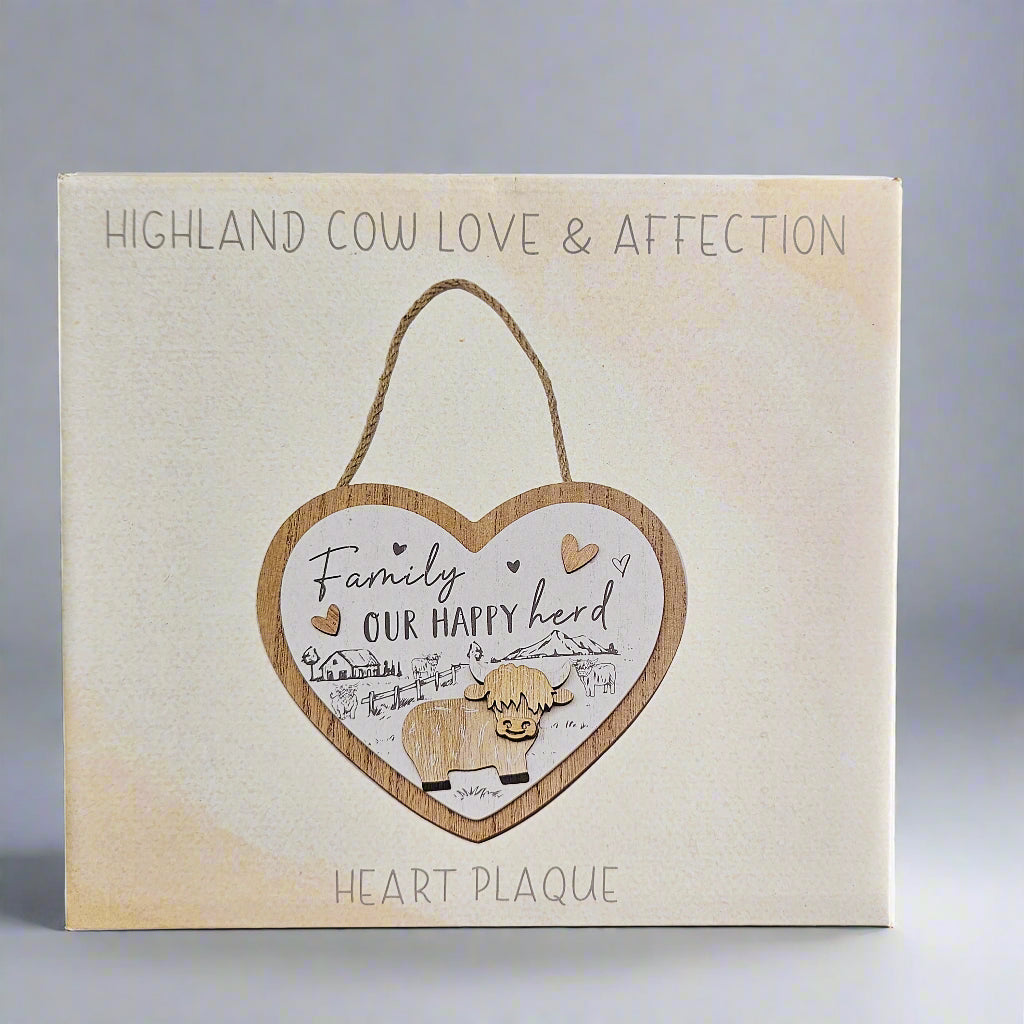Highland Cow Hanging Plaques