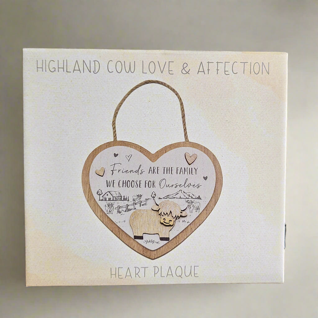 Highland Cow Hanging Plaques