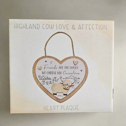 Highland Cow Hanging Plaques