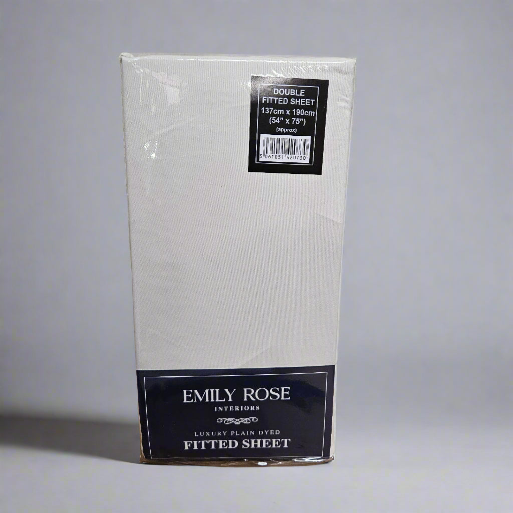 Double Microfibre Fitted Sheets