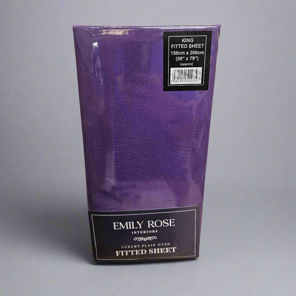 Kingsize Microfibre Fitted Sheets