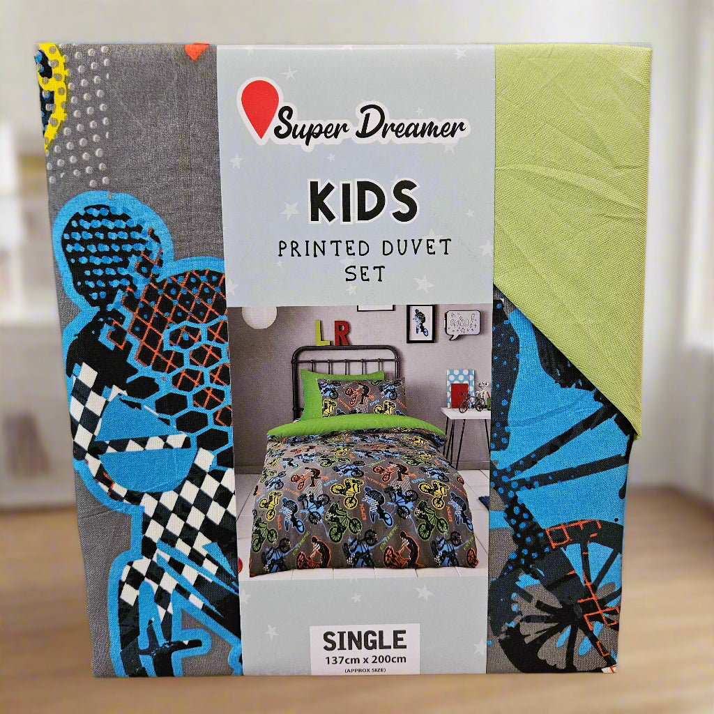 Kids Duvet Sets - Microfibre - Single