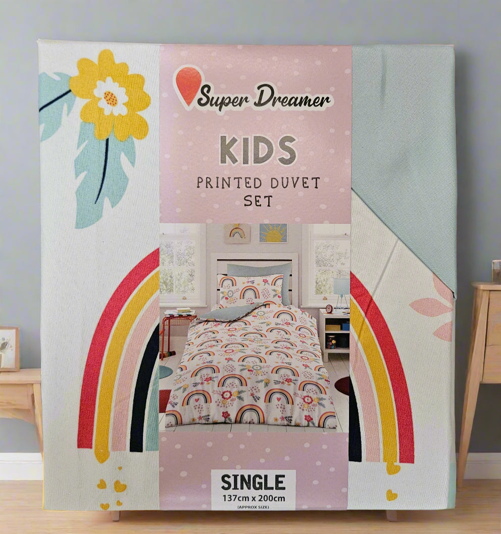 Kids Duvet Sets - Microfibre - Single