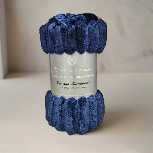 Jacquard Ribbed Throw 150 x200cm