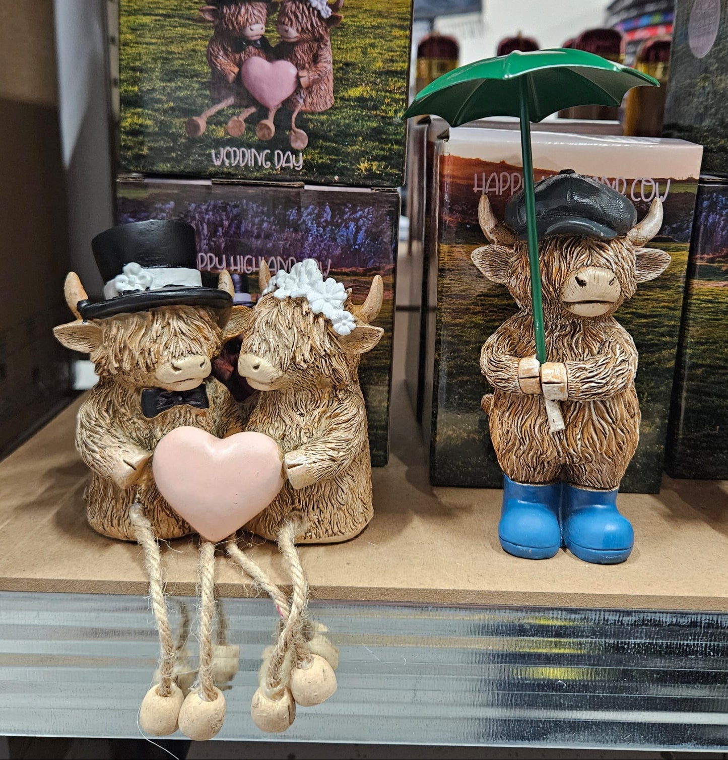 Highland Cow Ornaments