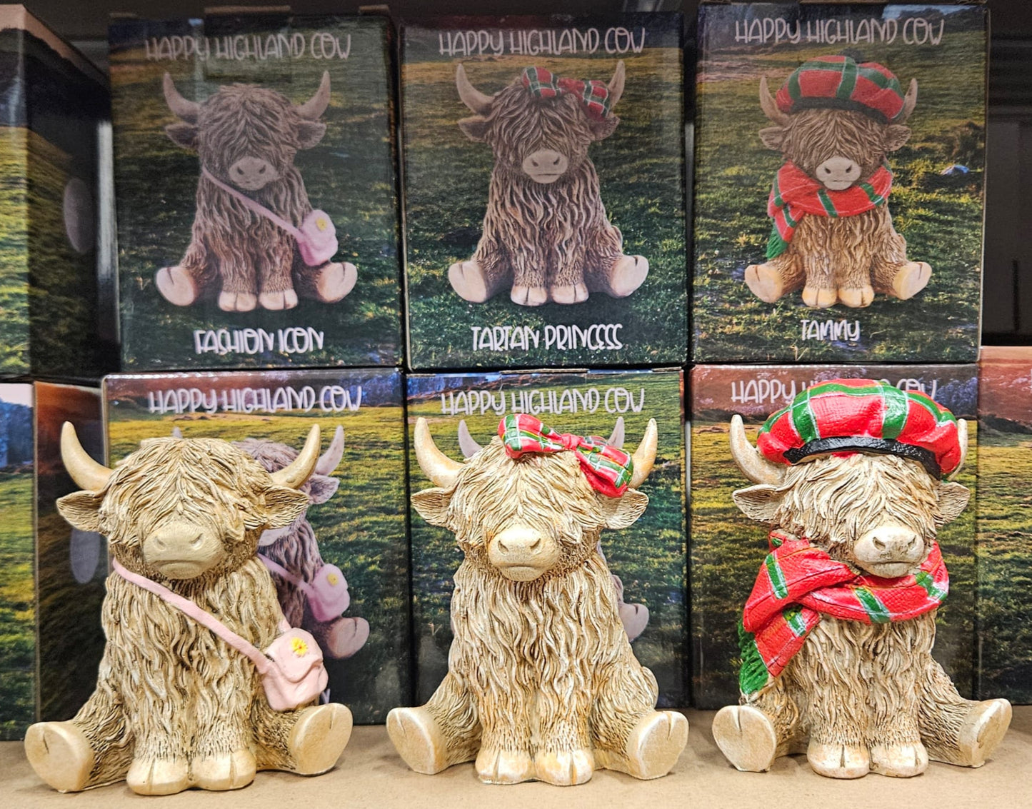 Highland Cow Ornaments