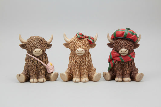 Highland Cow Ornaments