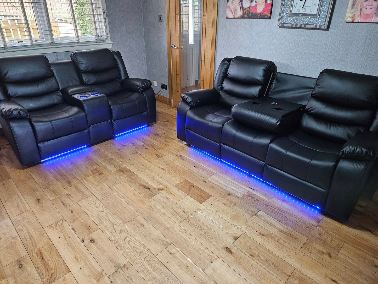NAPOLI 3 + 2  COOLING POWER RECLINERS