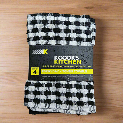 4PK Koooks Kitchen Tea Towels