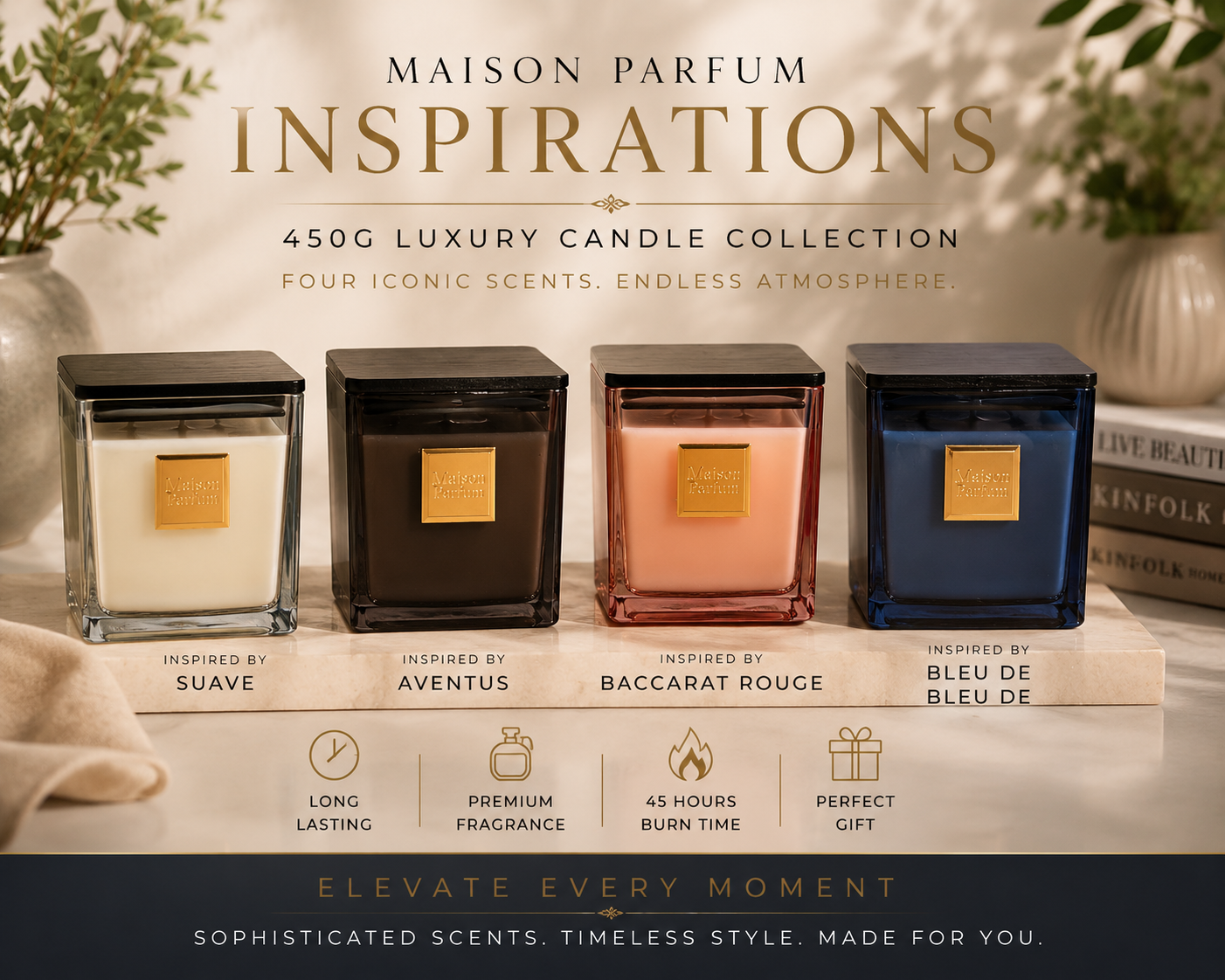 Lesser & Pavey Maison Parfum Inspirations Candle 450 Grams