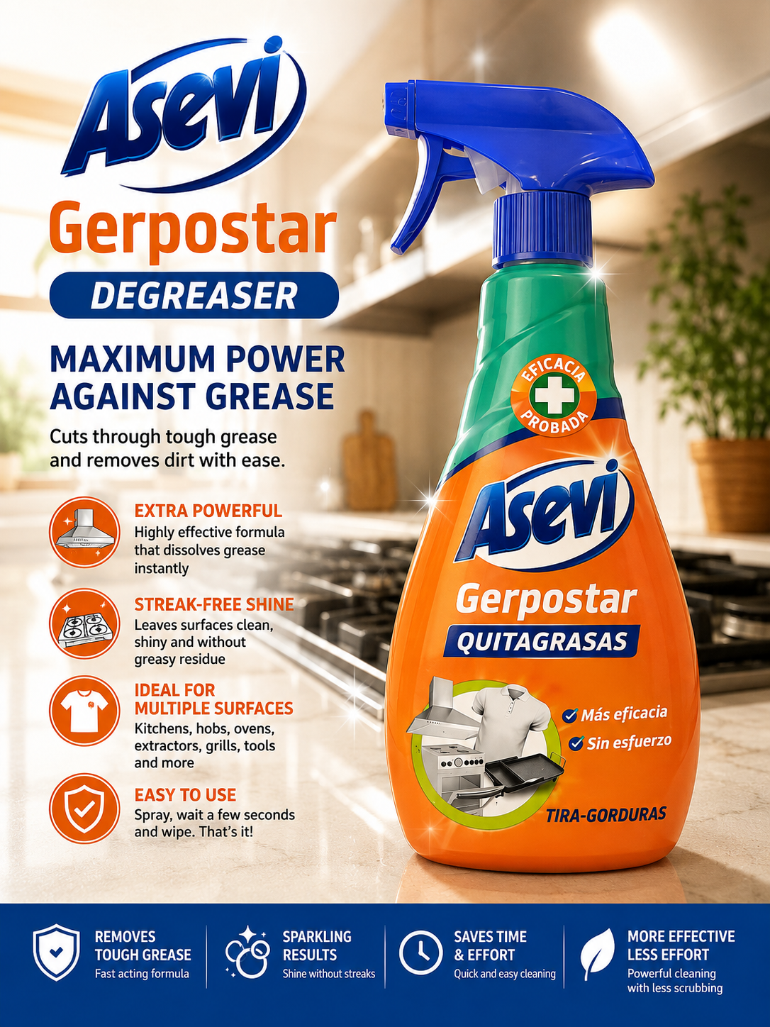 Asevi Gerpostar Quitagrasas (Hygienic Degreaser)
