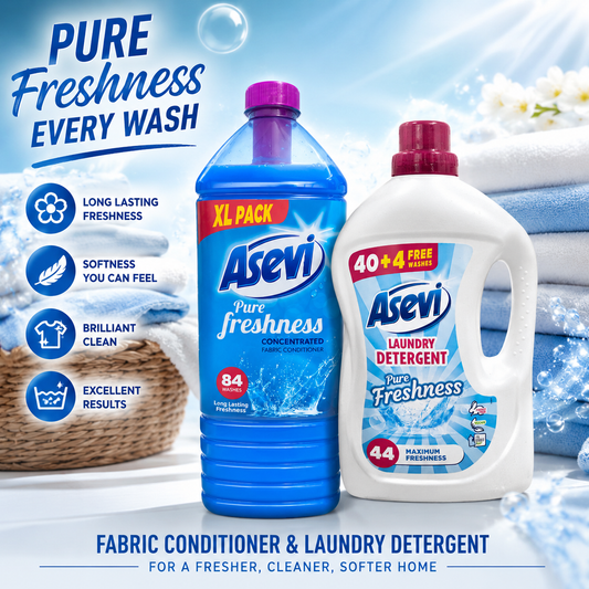 Asevi Pure Freshness Detergent & Fabric Softner
