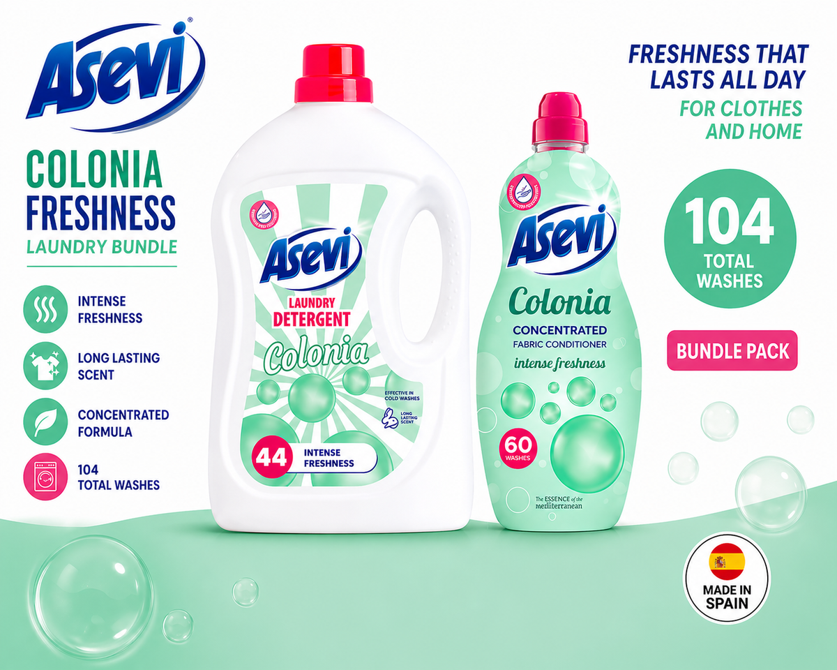 Detergent and Fabric Softener Bundle - Spanish Cleaning Products