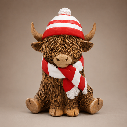 Happy Highland Cow Ornaments