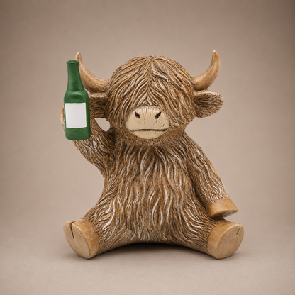 Happy Highland Cow Ornaments