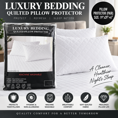 Quilted Pillow Protectors (2)