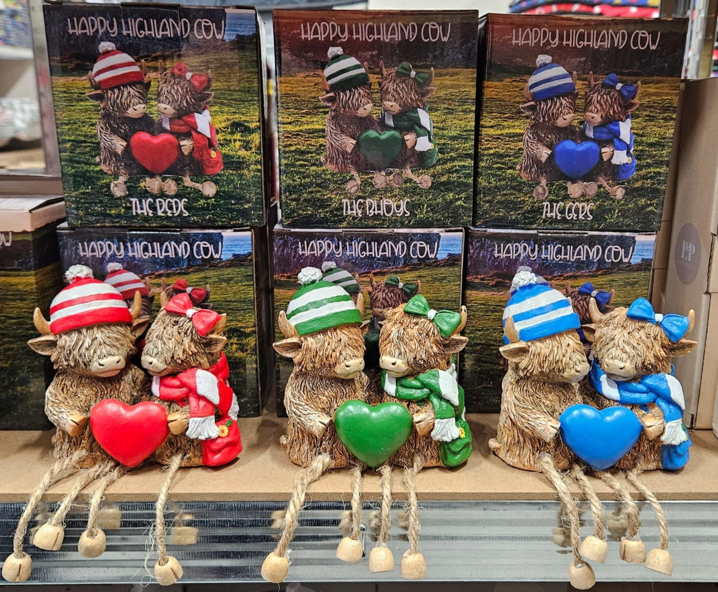 Highland Cow Ornaments