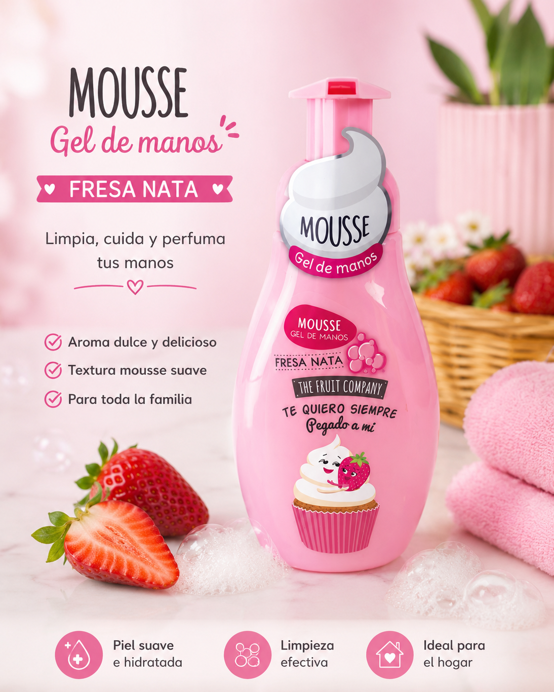 The Fruit Company Hand Soap Mousse - 250ml