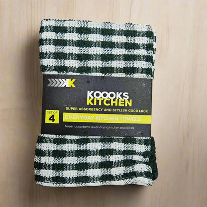 4PK Koooks Kitchen Tea Towels