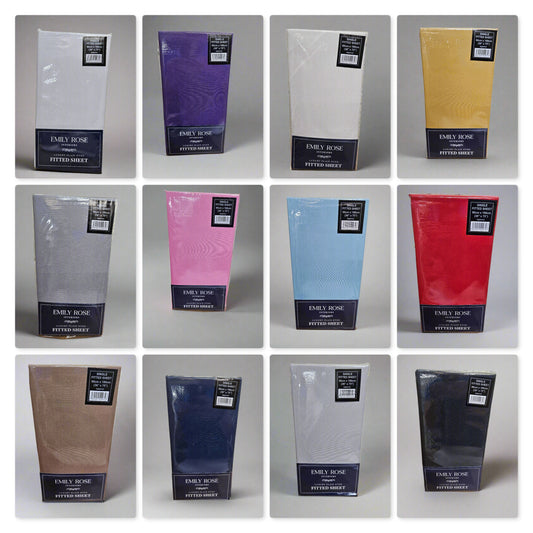 Single Microfibre Fitted Sheets