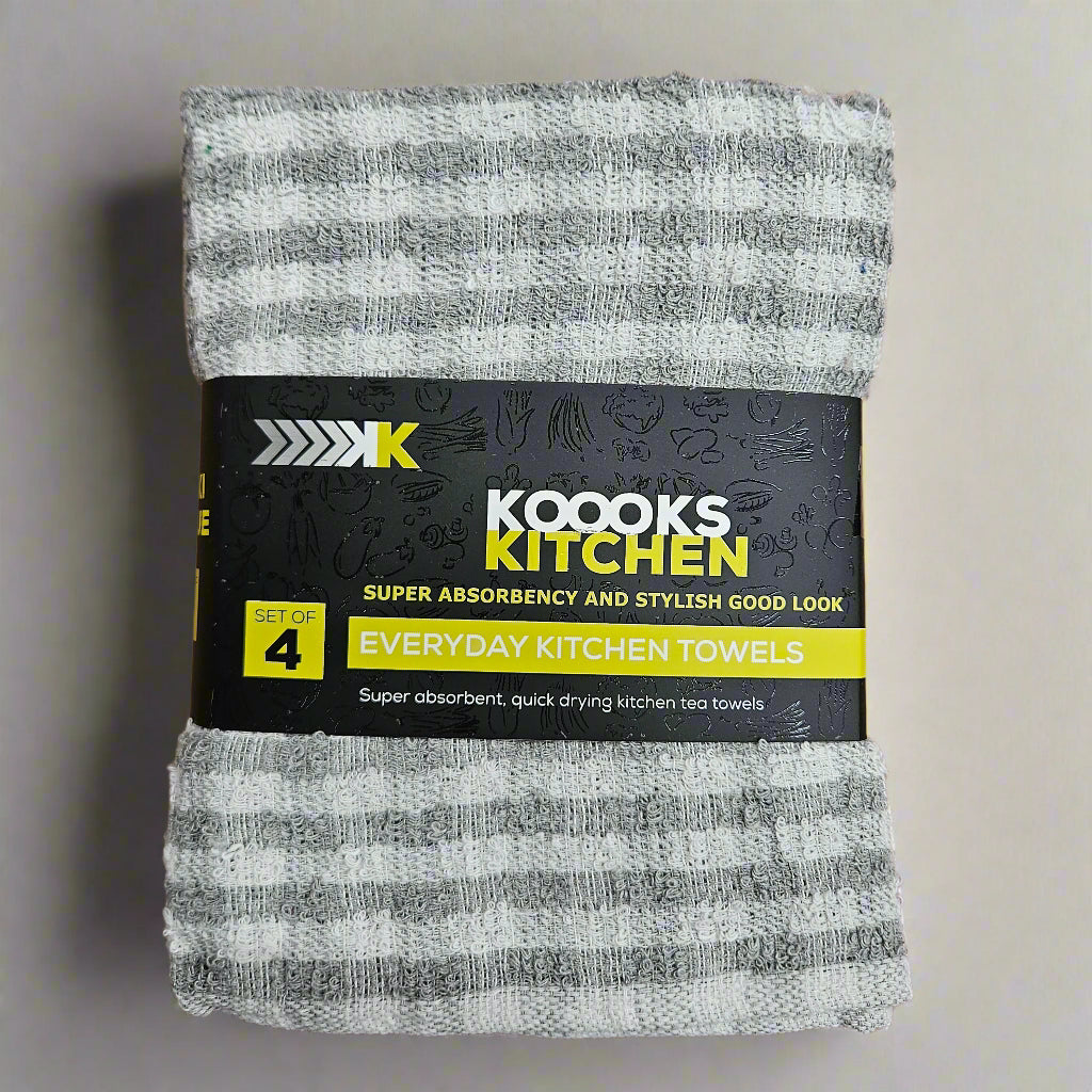 4PK Koooks Kitchen Tea Towels