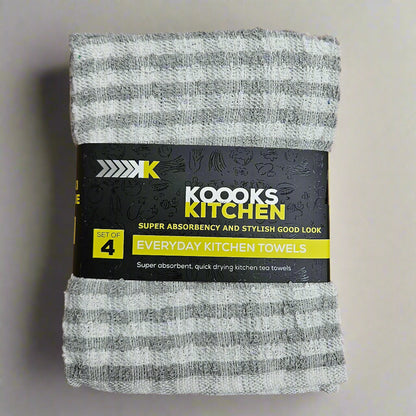 4PK Koooks Kitchen Tea Towels