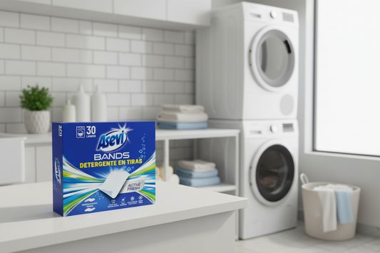 Asevi Bands Power Fresh Laundry Detergent Sheets - 30 Washes
