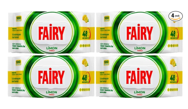 Fairy Multi Purpose Surface Cleaning Wet Wipes (100 wipes)